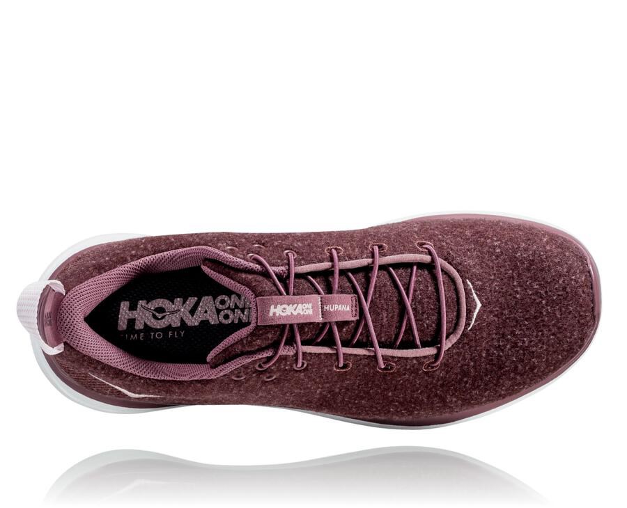 Hoka One One Koşu Ayakkabısı Kadın Kahverengi - Hupana Flow Wool - LW7096512